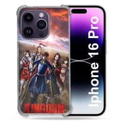 Coque Renforcée Pour Iphone 16 Pro Manga Kingdom Affiche