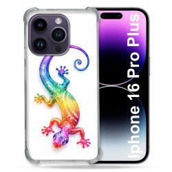 Coque Renforcée Pour Iphone 16 Pro Plus Animal Salamandre Color 2026