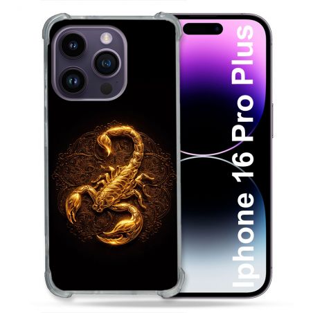 Coque Renforcée Pour Iphone 16 Pro Plus Animal Scorpion Fresque 2026