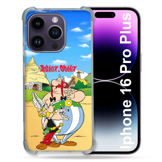 Coque Renforcée Pour Iphone 16 Pro Plus Astérix Obélix Color