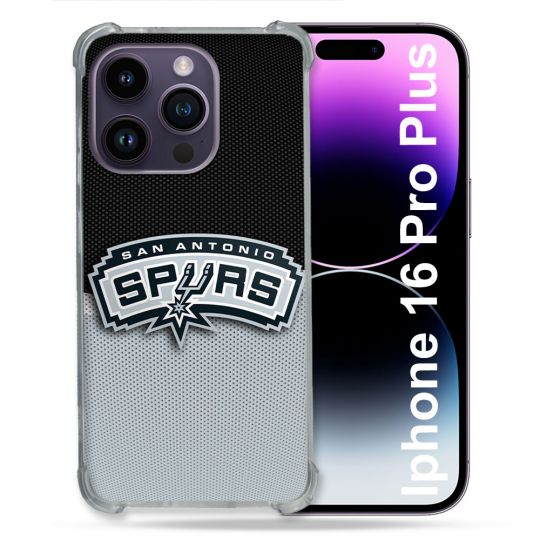 Coque Renforcée Pour Iphone 16 Pro Plus Basket San Antonio Spurs