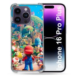 Coque Renforcée Pour Iphone 16 Pro Plus Nintendo World