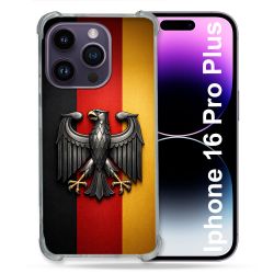Coque Renforcée Pour Iphone 16 Pro Plus Voyage Drapeau Allemagne