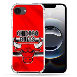 Coque Renforcée Pour Iphone 16e Basket Chicago Bulls