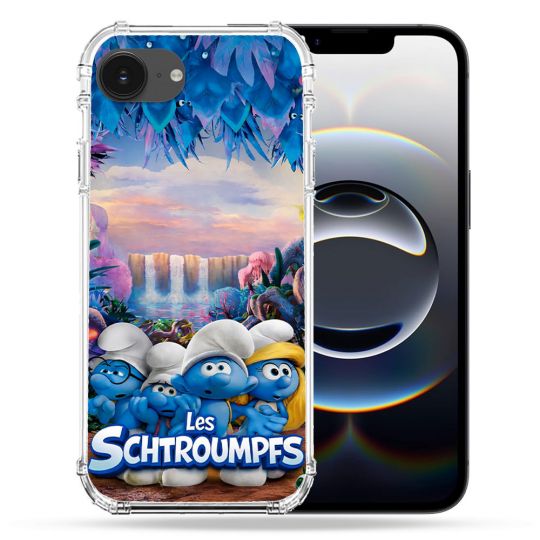 Coque Renforcée Pour Iphone 16e Schtroumpfs Forêt