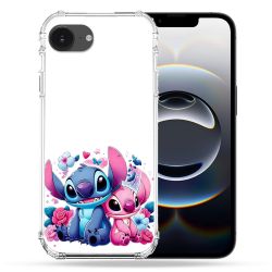 Coque Renforcée Pour Iphone 16e Stitch Love