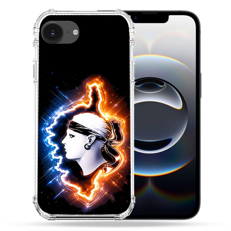 Coque Renforcée Pour Iphone 16e Voyage Corse Brillante