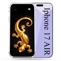 Coque Renforcée Pour Iphone 17 Air Animal Lezard Noir 2026