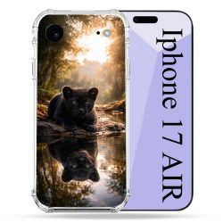 Coque Renforcée Pour Iphone 17 Air Animal Panthère Reflet