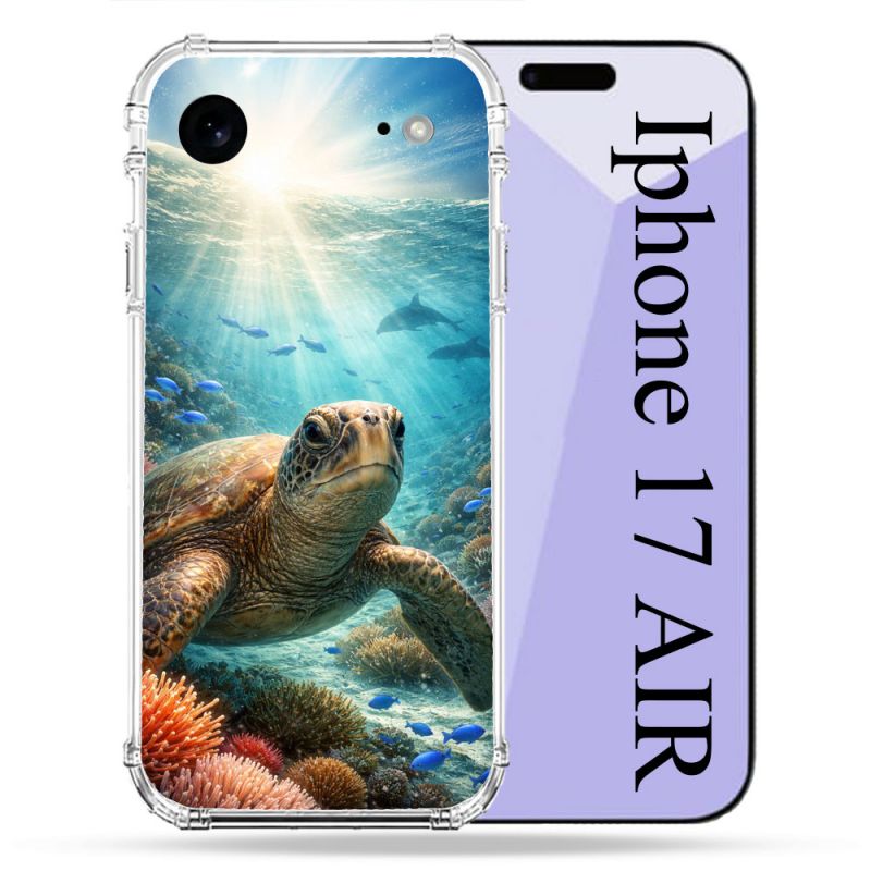 Coque Renforcée Pour Iphone 17 Air Animal Tortue Marine