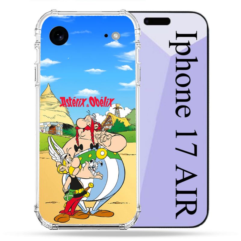 Coque Renforcée Pour Iphone 17 Air Astérix Obélix Color