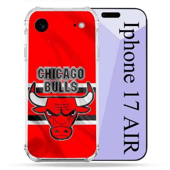 Coque Renforcée Pour Iphone 17 Air Basket Chicago Bulls