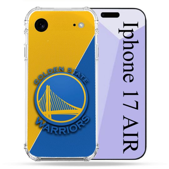 Coque Renforcée Pour Iphone 17 Air Basket Golden State Warriors
