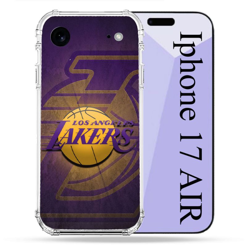 Coque Renforcée Pour Iphone 17 Air Basket Los Angeles Lakers