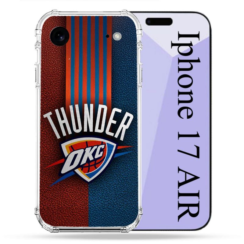 Coque Renforcée Pour Iphone 17 Air Basket Oklahoma City Thunder