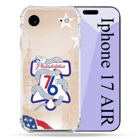 Coque Renforcée Pour Iphone 17 Air Basket Philadelphia 76ers