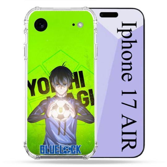 Coque Renforcée Pour Iphone 17 Air Manga Blue Lock Yoichi Isagi