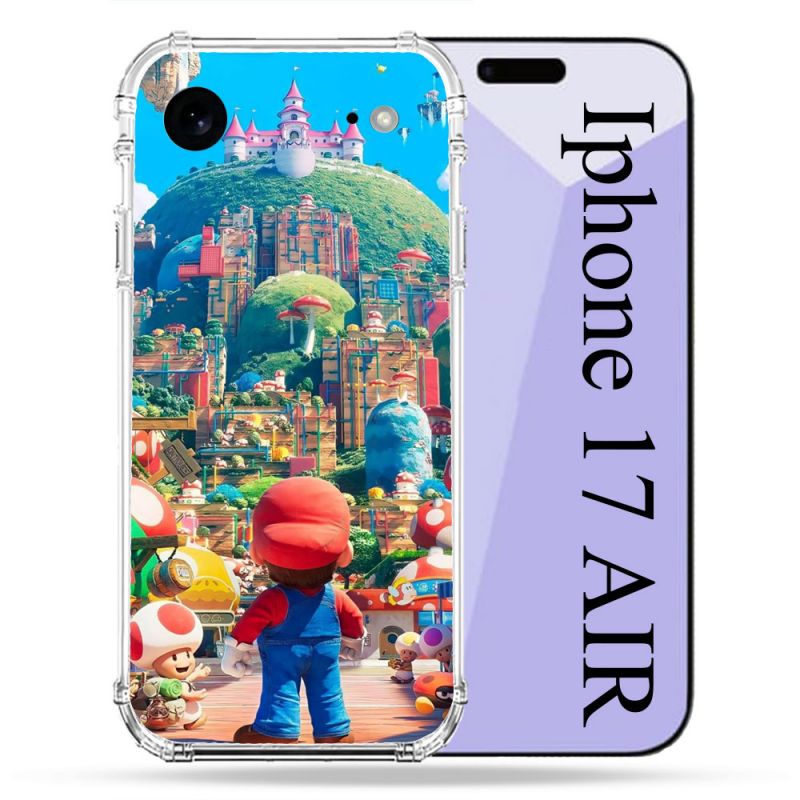 Coque Renforcée Pour Iphone 17 Air Nintendo World