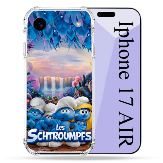 Coque Renforcée Pour Iphone 17 Air Schtroumpfs Forêt