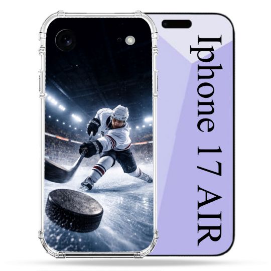 Coque Renforcée Pour Iphone 17 Air Sport Hockey sur Glace