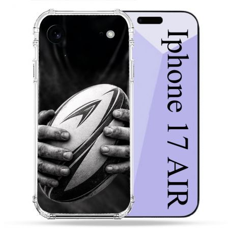 Coque Renforcée Pour Iphone 17 Air Sport Rugby Ballon Moderne