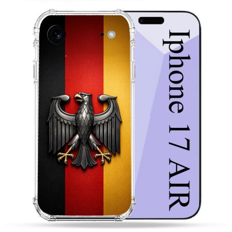 Coque Renforcée Pour Iphone 17 Air Voyage Drapeau Allemagne