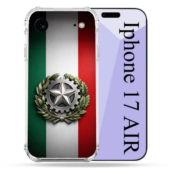 Coque Renforcée Pour Iphone 17 Air Voyage Drapeau Italie