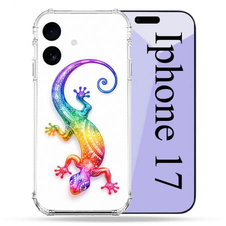 Coque Renforcée Pour Iphone 17 Animal Salamandre Color 2026