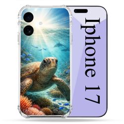 Coque Renforcée Pour Iphone 17 Animal Tortue Marine