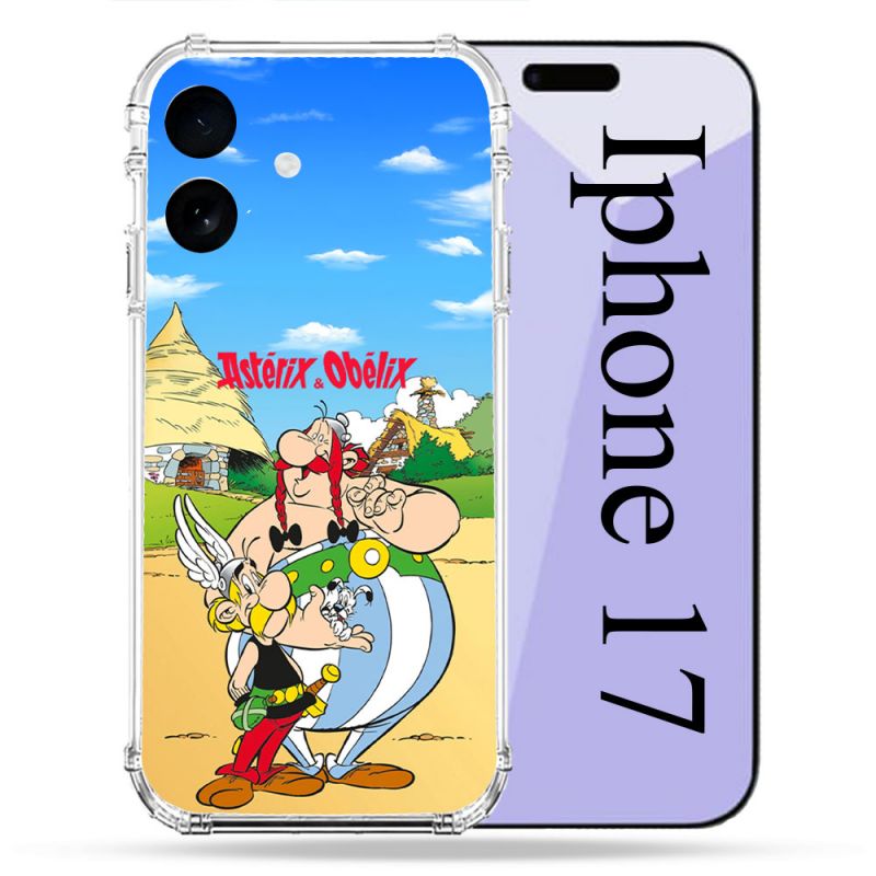 Coque Renforcée Pour Iphone 17 Astérix Obélix Color