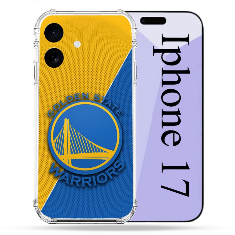 Coque Renforcée Pour Iphone 17 Basket Golden State Warriors