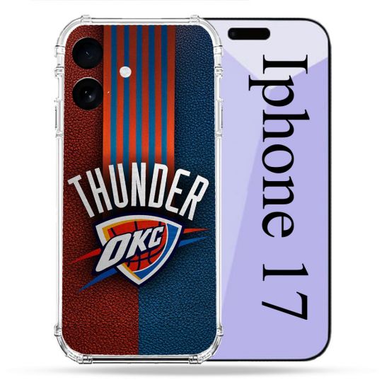 Coque Renforcée Pour Iphone 17 Basket Oklahoma City Thunder