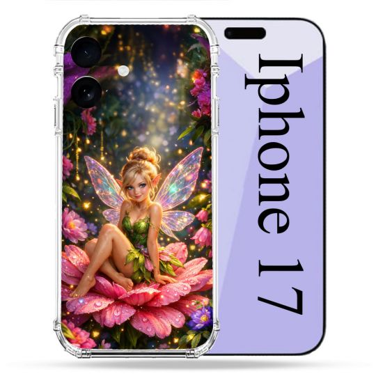 Coque Renforcée Pour Iphone 17 Fantastique Fee Fleur