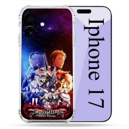 Coque Renforcée Pour Iphone 17 Manga Black Clover Affiche