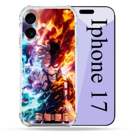 Coque Renforcée Pour Iphone 17 Manga My Hero Academia Shoto Portrait