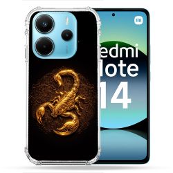 Coque Renforcée Pour Xiaomi Redmi Note 14 4G Animal Scorpion Fresque 2026