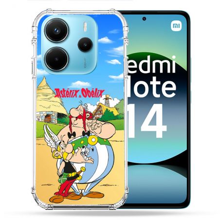 Coque Renforcée Pour Xiaomi Redmi Note 14 4G Astérix Obélix Color