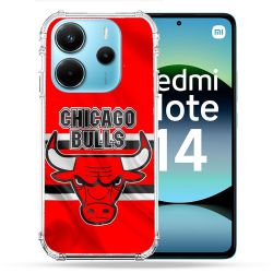 Coque Renforcée Pour Xiaomi Redmi Note 14 4G Basket Chicago Bulls