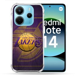 Coque Renforcée Pour Xiaomi Redmi Note 14 4G Basket Los Angeles Lakers