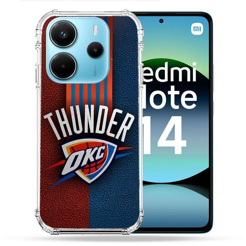 Coque Renforcée Pour Xiaomi Redmi Note 14 4G Basket Oklahoma City Thunder