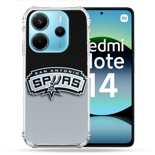 Coque Renforcée Pour Xiaomi Redmi Note 14 4G Basket San Antonio Spurs
