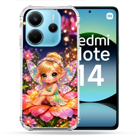 Coque Renforcée Pour Xiaomi Redmi Note 14 4G Fantastique Fee Kawaii