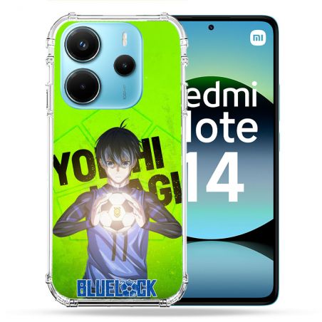 Coque Renforcée Pour Xiaomi Redmi Note 14 4G Manga Blue Lock Yoichi Isagi