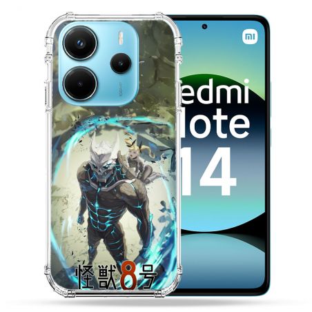 Coque Renforcée Pour Xiaomi Redmi Note 14 4G Manga Kaiju N° 8 Kafka Hibino