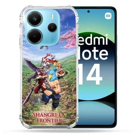 Coque Renforcée Pour Xiaomi Redmi Note 14 4G Manga Shangri La Frontier Affiche