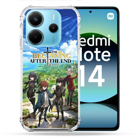 Coque Renforcée Pour Xiaomi Redmi Note 14 4G Manga The Beginning After The End Affiche