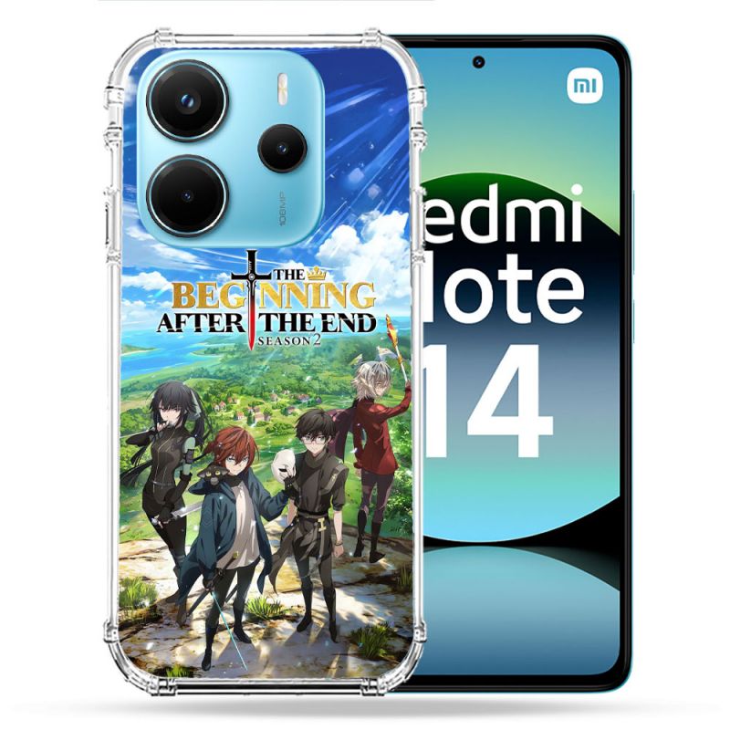 Coque Renforcée Pour Xiaomi Redmi Note 14 4G Manga The Beginning After The End Affiche