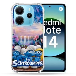 Coque Renforcée Pour Xiaomi Redmi Note 14 4G Schtroumpfs Forêt