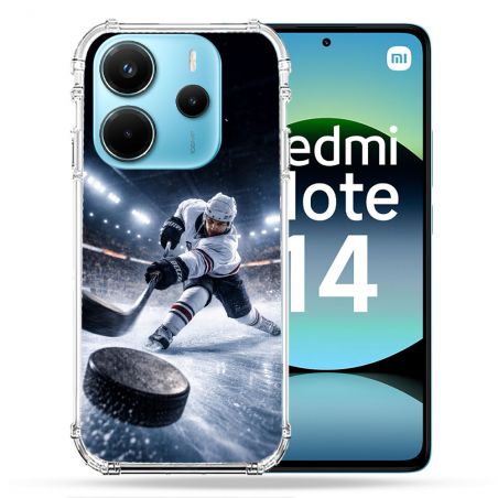 Coque Renforcée Pour Xiaomi Redmi Note 14 4G Sport Hockey sur Glace