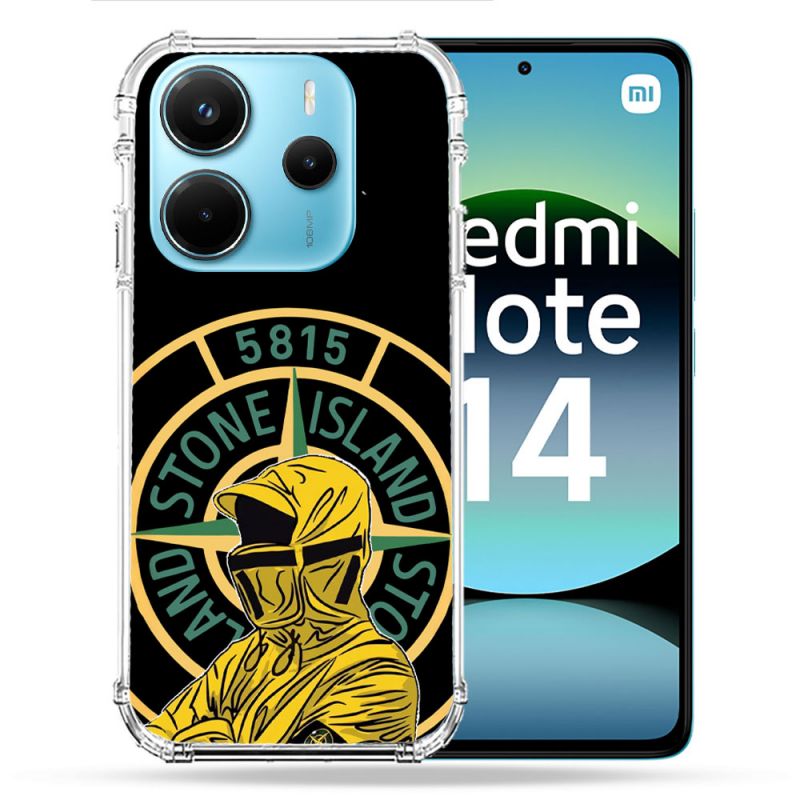 Coque Renforcée Pour Xiaomi Redmi Note 14 4G Stone Island Color